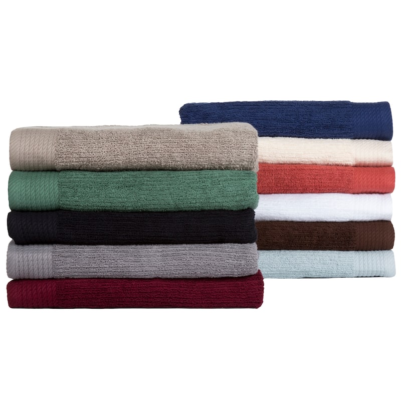 10-Piece Bath Towel Set by Lavish Home (White)