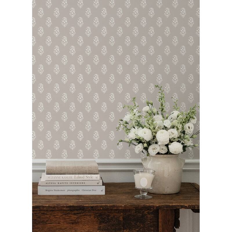 NuWallpaper Nabela Noor Home Safia Pebble Peel and Stick Wallpaper