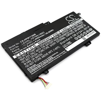 Battery for HP Pavilion Envy x360 796356-005 HSTNN-UB6O LE03XL TPN-W113 TPN-W114 - Black