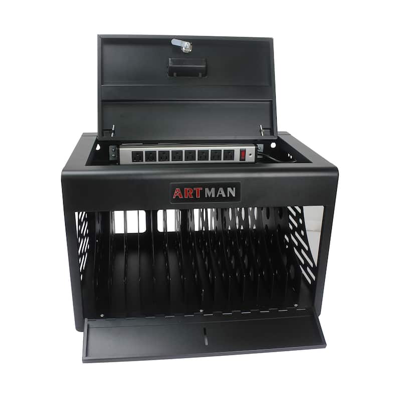 16 Bay Charging Cabinet for Laptop,Chromebook, Locking Charging Station