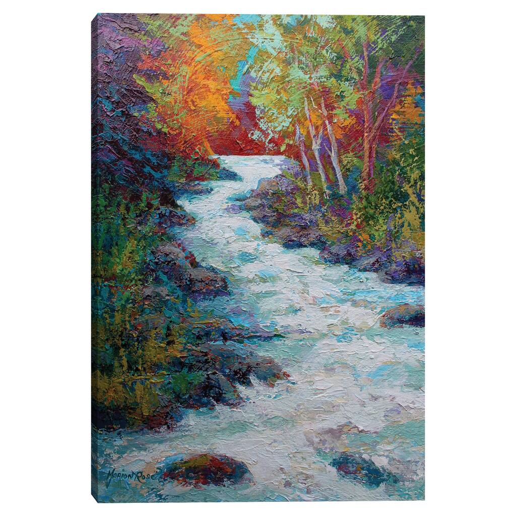 Tamahi River by Marion Rose Canvas Art Print
