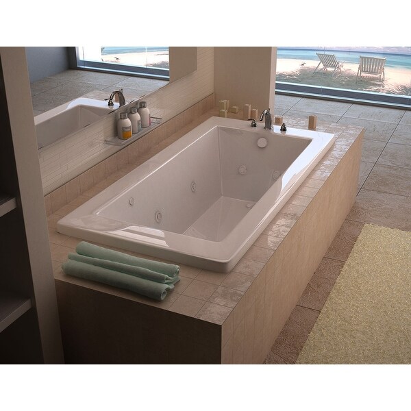 Shop Avano AV4272VNWL Bali 72" Acrylic Whirlpool Bathtub ...