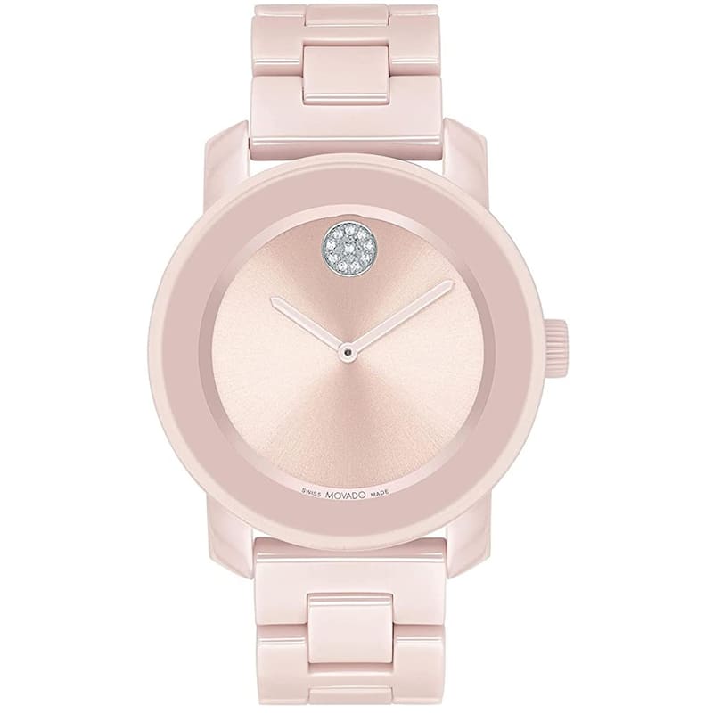 Movado Women's Bold Ceramic Pink Dial Watch - 3600804 - 6 (36)