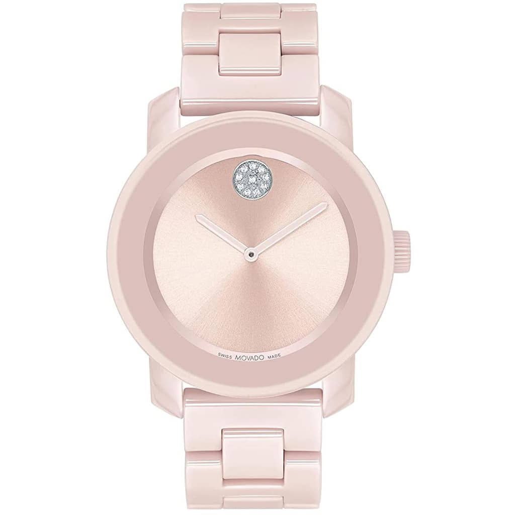 Movado Women's Bold Ceramic Pink Dial Watch - 3600804 - 6 (36)