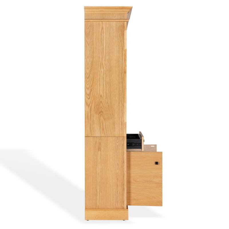 SAFAVIEH Couture Francesco 4-Shelf Wood Bookcase - 36"W x 17"D x 76"H