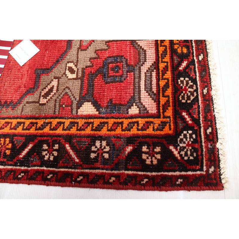 ECARPETGALLERY Hand-knotted Andelz Red Wool Rug - 4'0 x 6'5