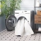 preview thumbnail 59 of 92, SAFAVIEH Faux Rabbit Fur Machine Washable Slip Resistant Nanami Rug 2'3" x 4' - Ivory - Rectangle