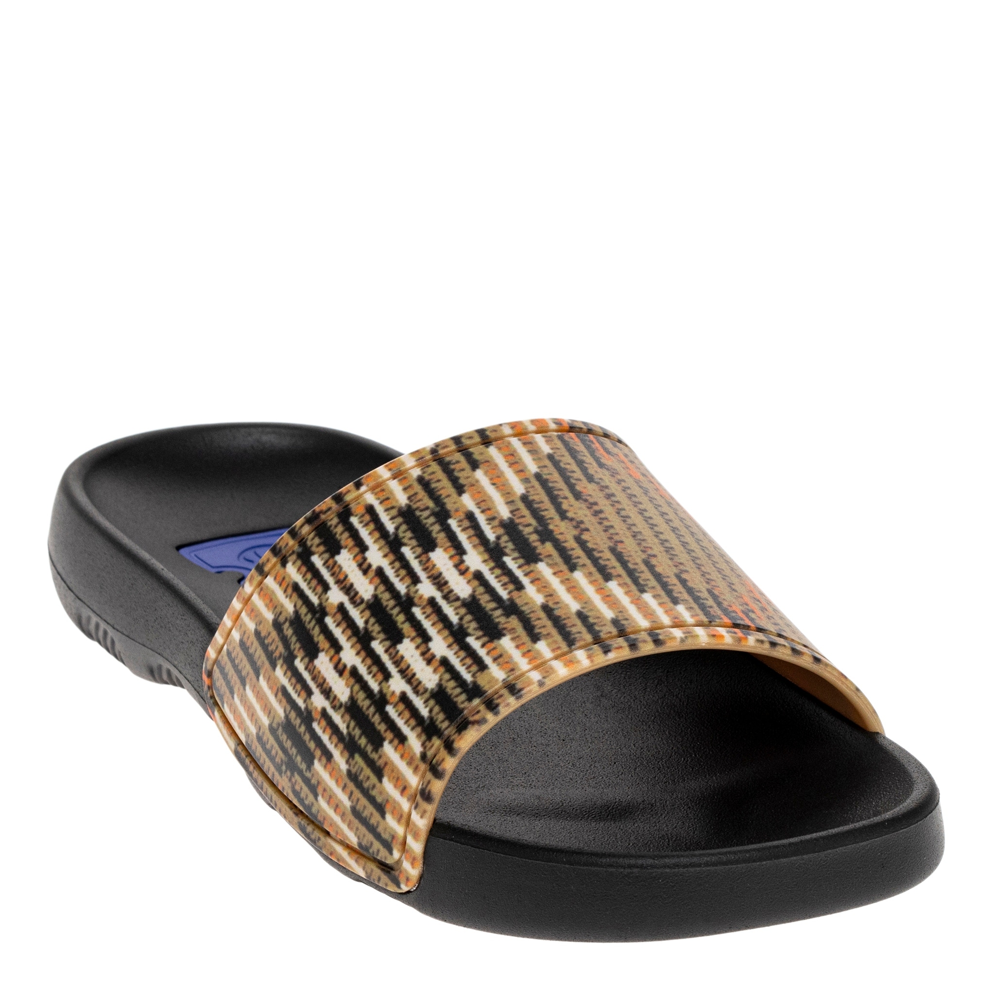 Burberry Check Dive Slides - Overstock - 42810237