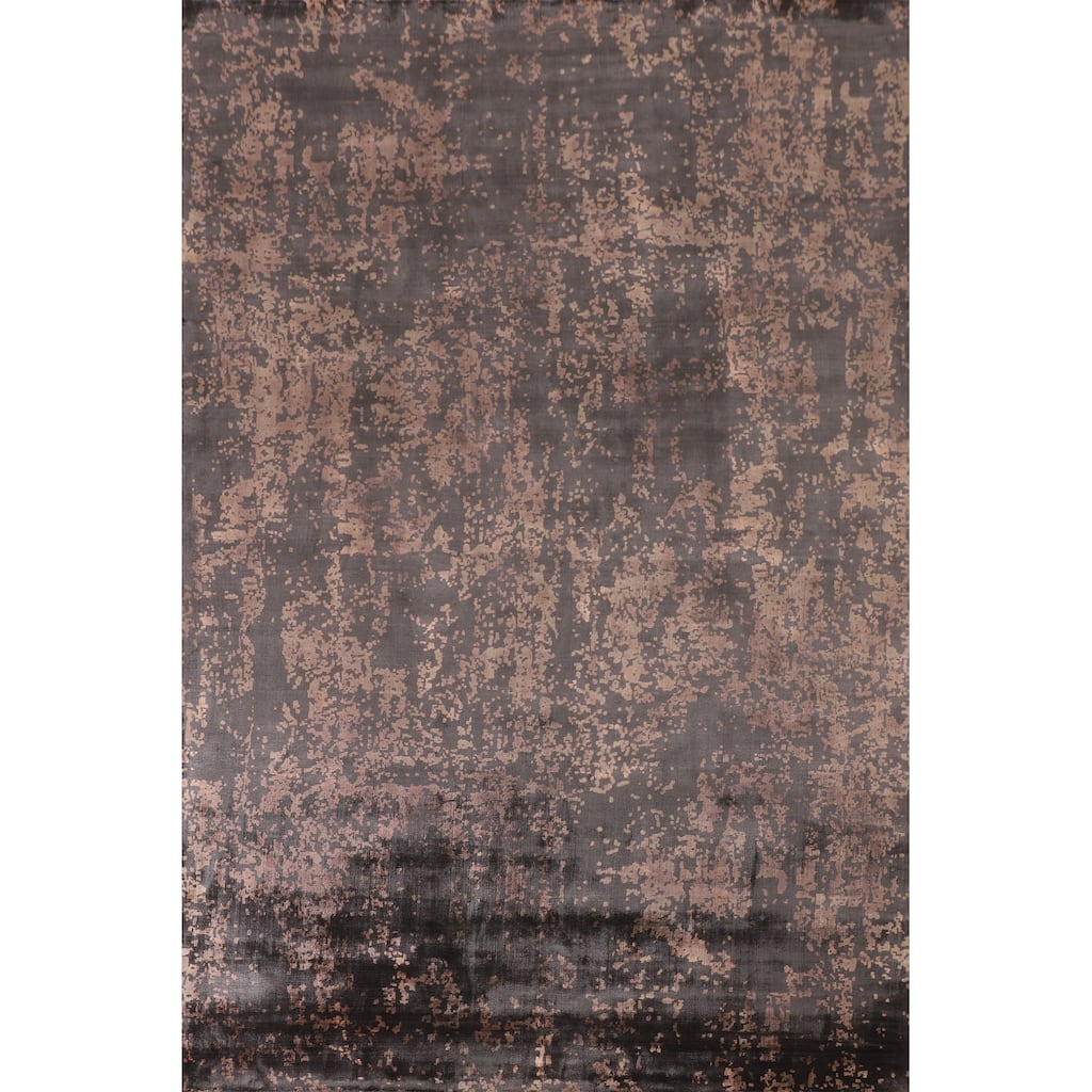 Modern / Abstract Oriental Area Rug Handmade Wool Carpet - 6'6"x 9'4"