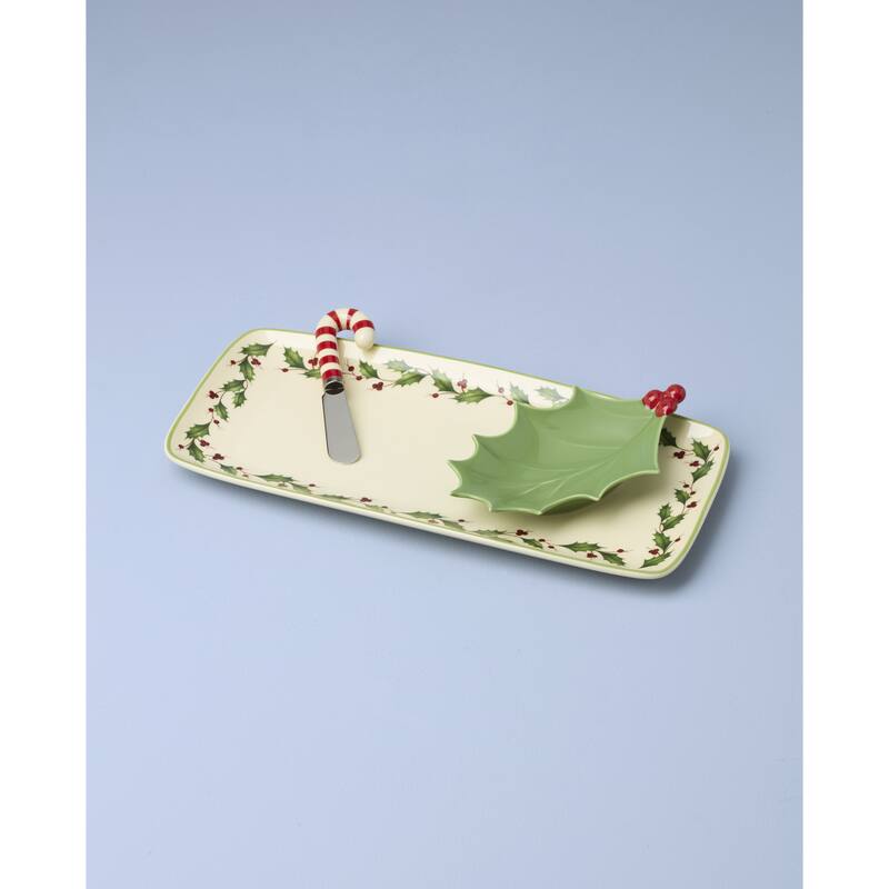 Lenox Holiday 3-Piece Hostess Set with Spreader