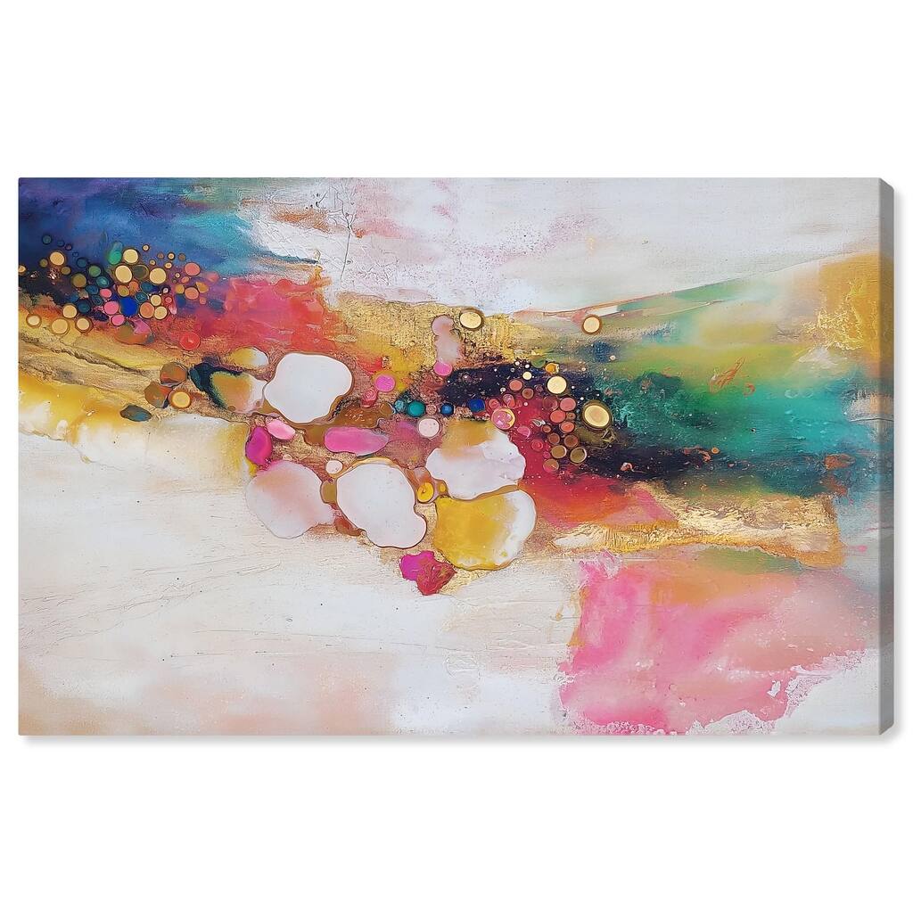 Vibrant Dabs II Canvas by Art Remedy, Gallery Wrapped