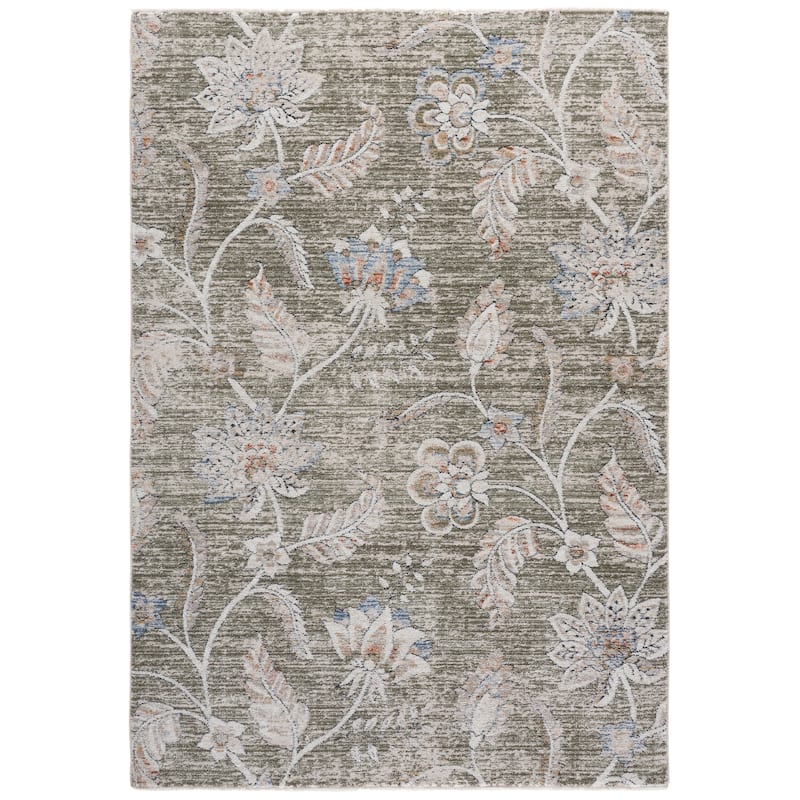 SAFAVIEH Grove Viorica Floral Rug - Green/Ivory - 4' x 6'