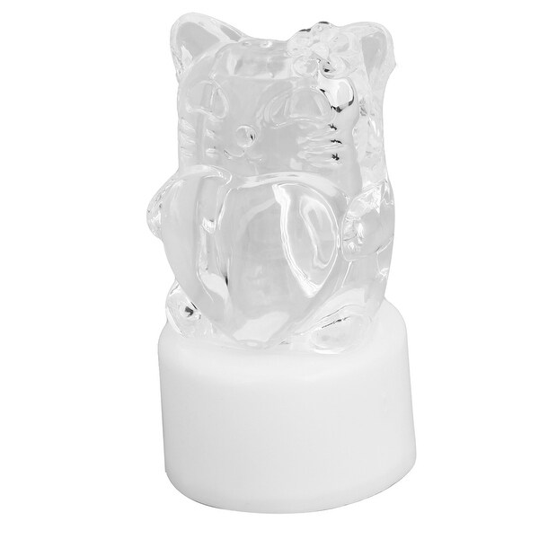 Household Ornament Changing Color Led Night Light Lamp Cat Shape