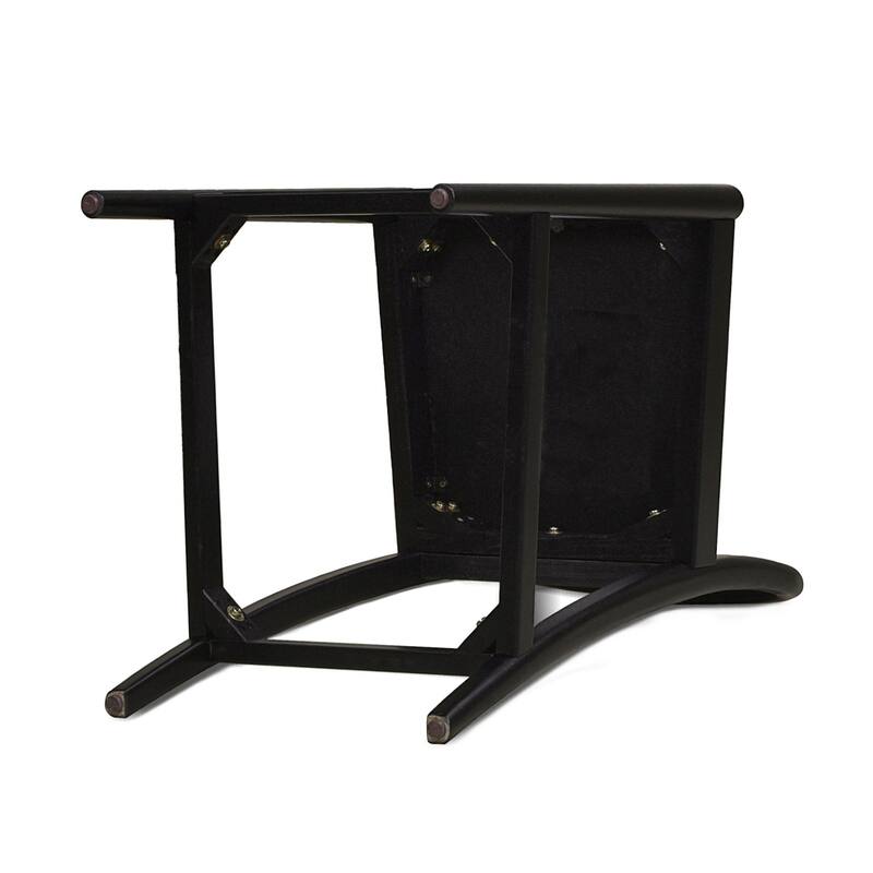 Curved Back Cane Rattan Counter Stool Set