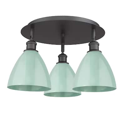 Innovations Lighting Ballston - 3 Light 19" Flush Mount