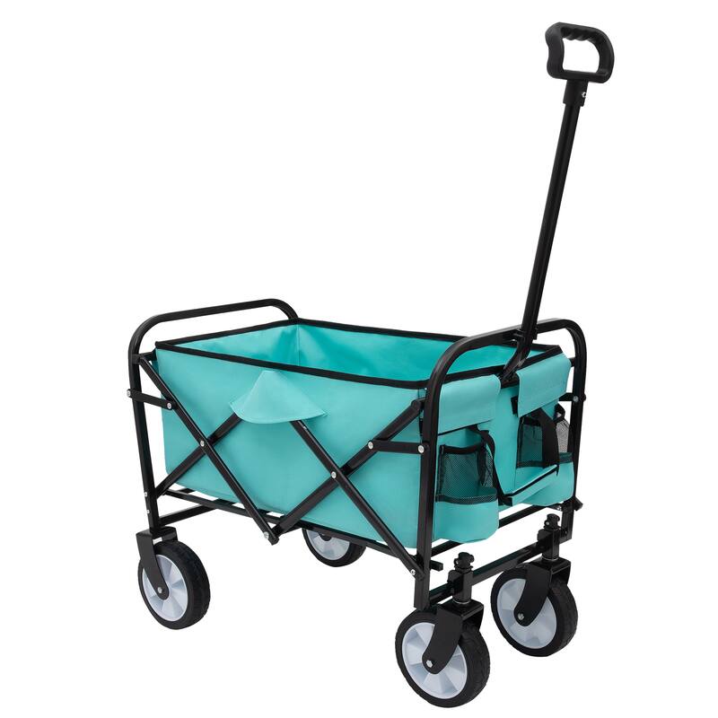 Extendable Foldable Wagon Cart, Heavy Duty 225lb, Beach & Utility Use