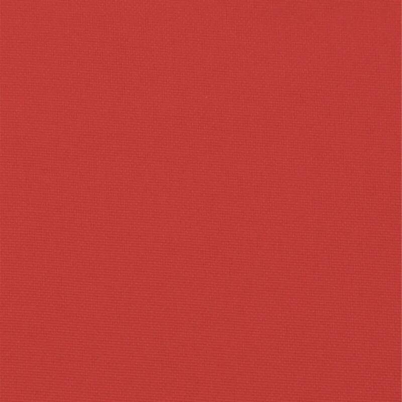 Claire Outdoor Cushion for Bench, Button Tufted Red Fabric, 71 Inch