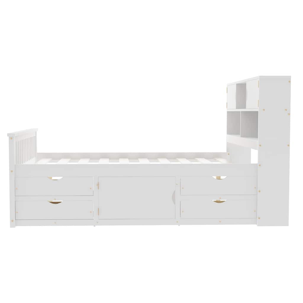 Full Size Captain Platform Bed Frame