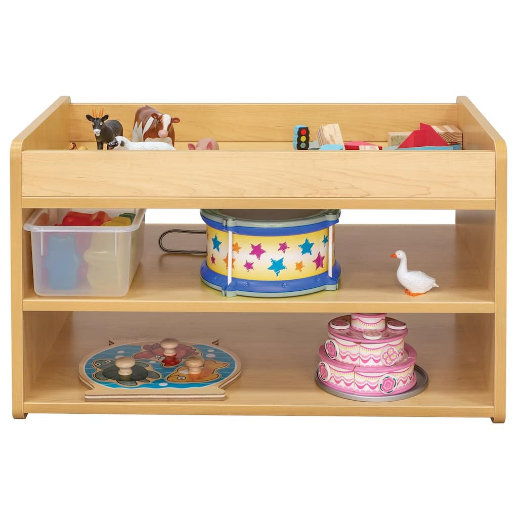Tot Mate Laminate Toddler Play Center / Shelving Unit, Ready-To-Assemble, 33" W x 20" D x 19.5" H