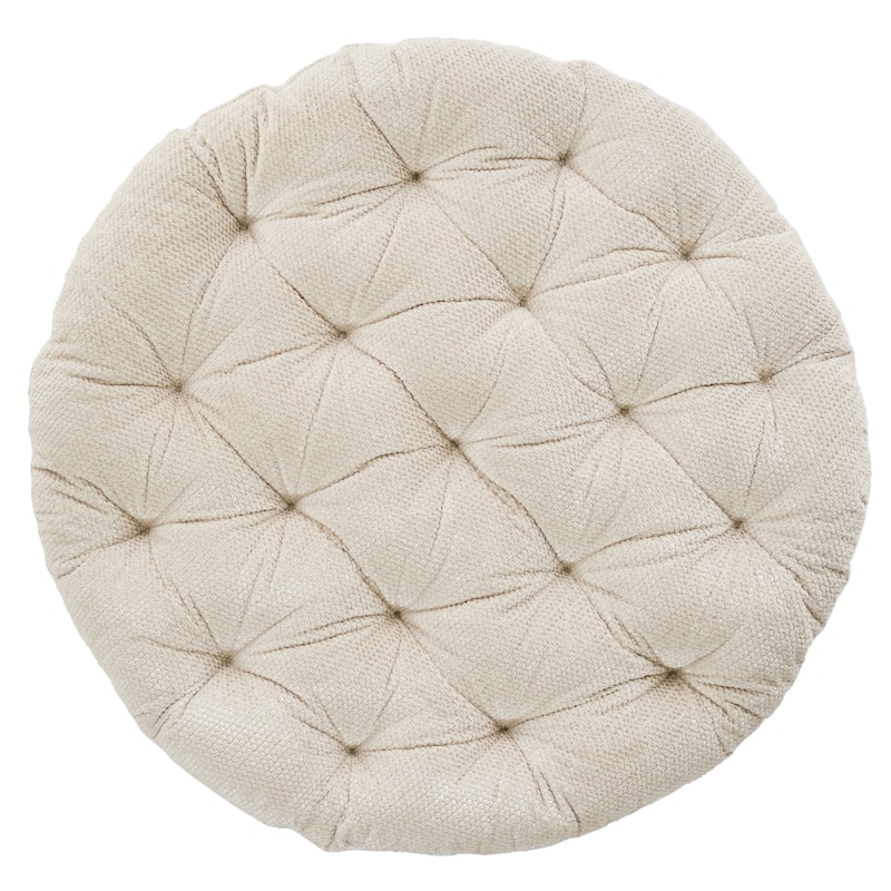 Sorra Home Velvet Shimmer Indoor Textured Papasan Cushion (Cushion Only)