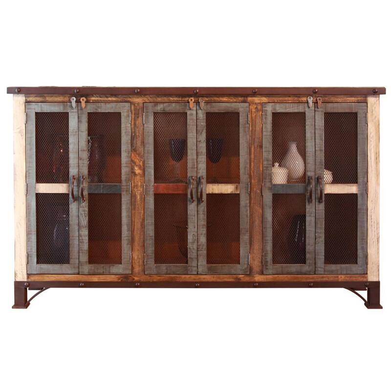 Bayshore 6 Door Sideboard - Mesh Doors - 6 Door