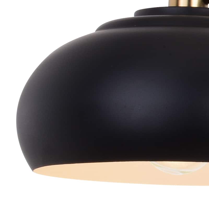 Belmont Mid Century Modern Dome Bathroom Wall Sconce Light Fixture