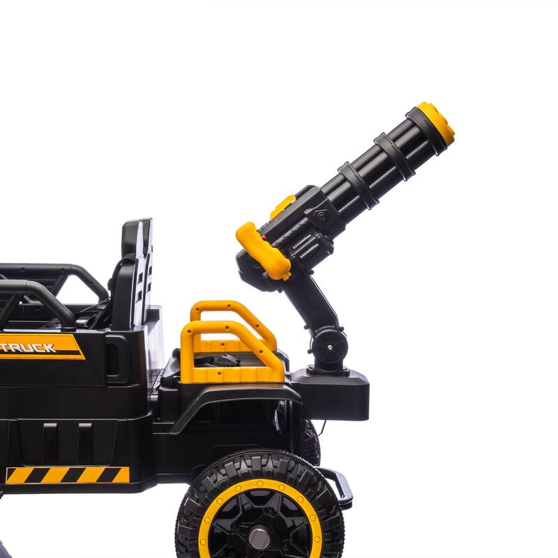 Kids Electric Ride-On Car-Spacious 3-Seater,Powerful 4-Motor Drive,Parental Remote Control,Led Lights