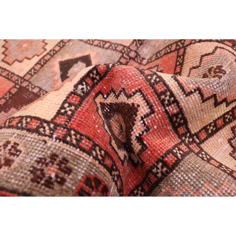 ECARPETGALLERY Hand-knotted Antalya Vintage Copper Wool Rug - 4'8 x 9'5