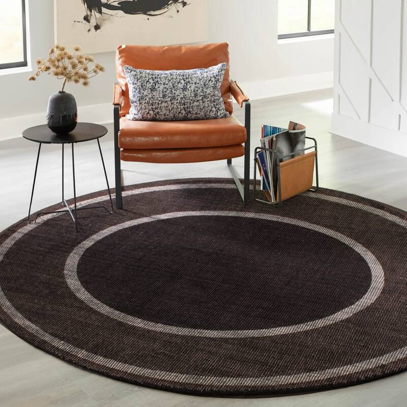 ECARPETGALLERY Machine Woven Jute Natura Polypropylene Rug