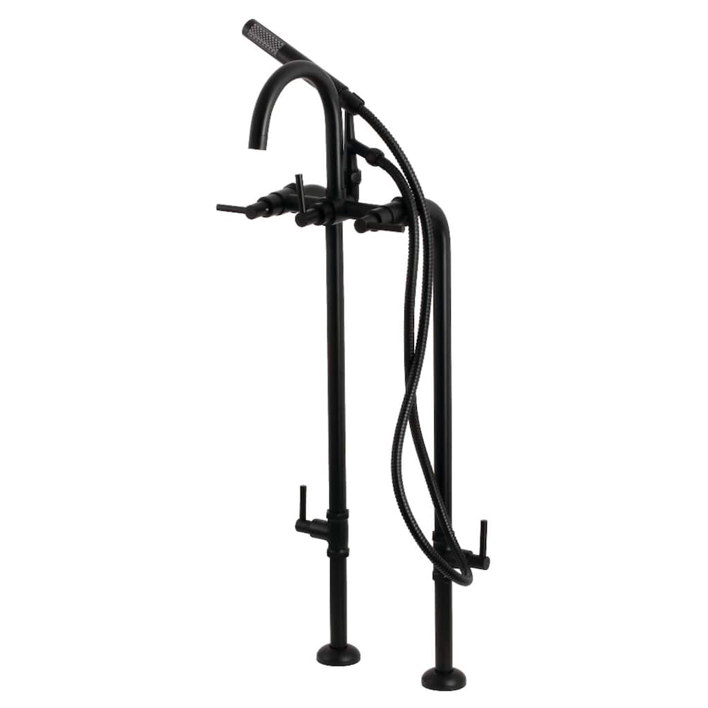 Kingston Brass Concord Floor Mounted Tub Filler with Built-In Diverter