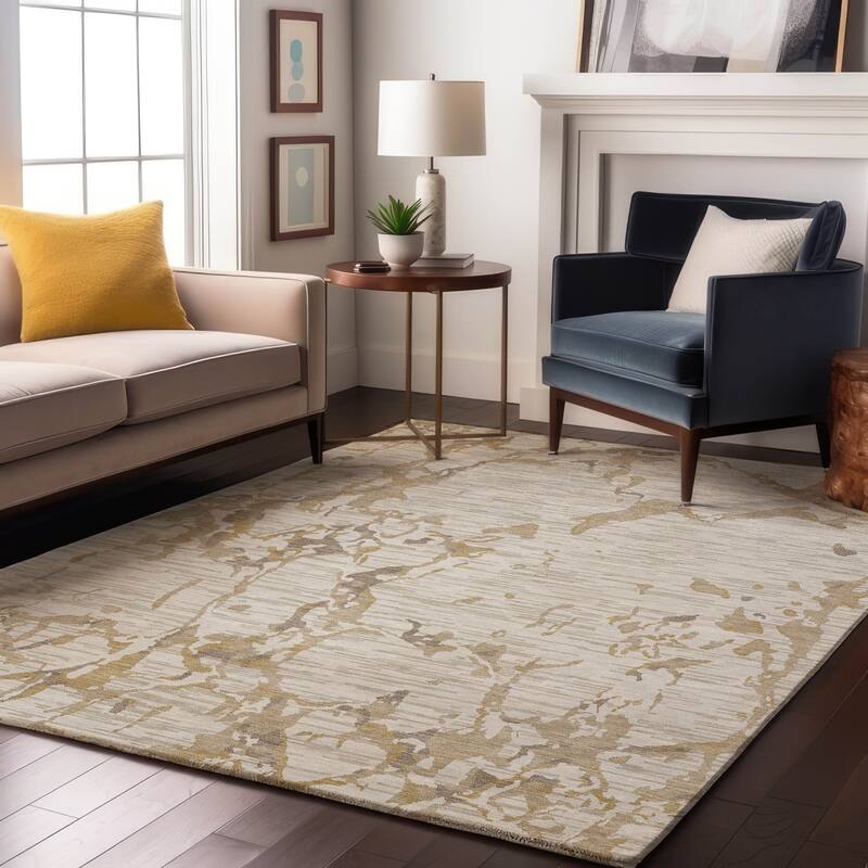 Premium Washable Super Soft Abstract Abrash Mayfield Rug - Ivory - 2'6" x 3'10"