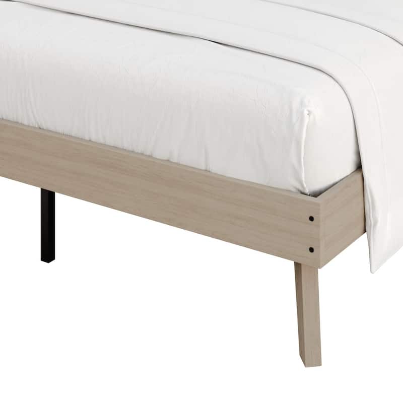 CraftPorch Vintage Wooden Platform Bed