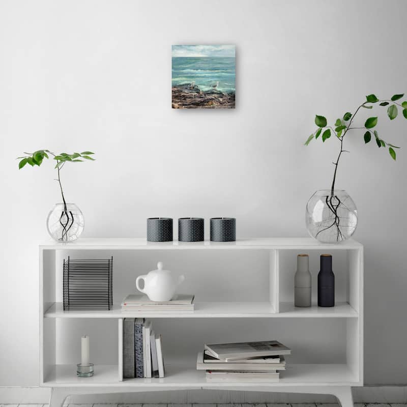 Coastal Duet By Studio Arts Canvas Art Print