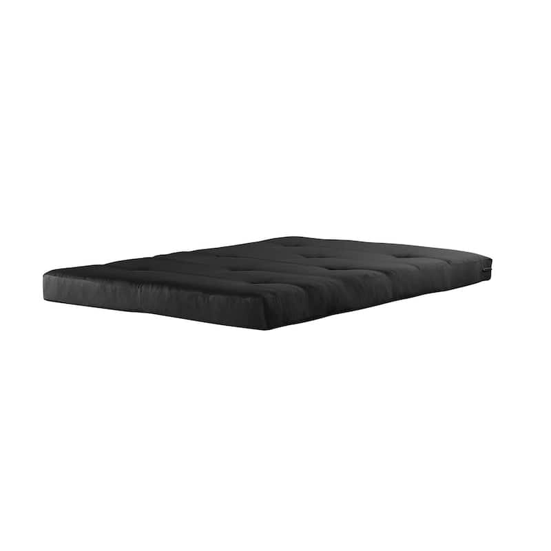 Full Size Futon Mattress 6” Thick Plush Foldable Cushion for Living Room and Guest Room