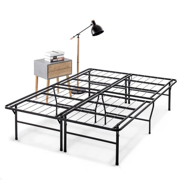 Crown comfort size 18 inch metal platform bed frame discount