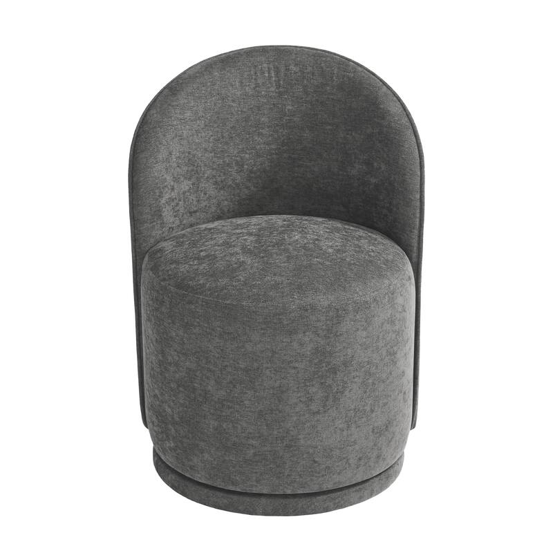 23" W Upholstered Swivel Side Chair for Dining Room Set of 2
