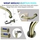 preview thumbnail 63 of 98, Energy-saving Wraparound Adjustable French Blackout Curtain Rod Set