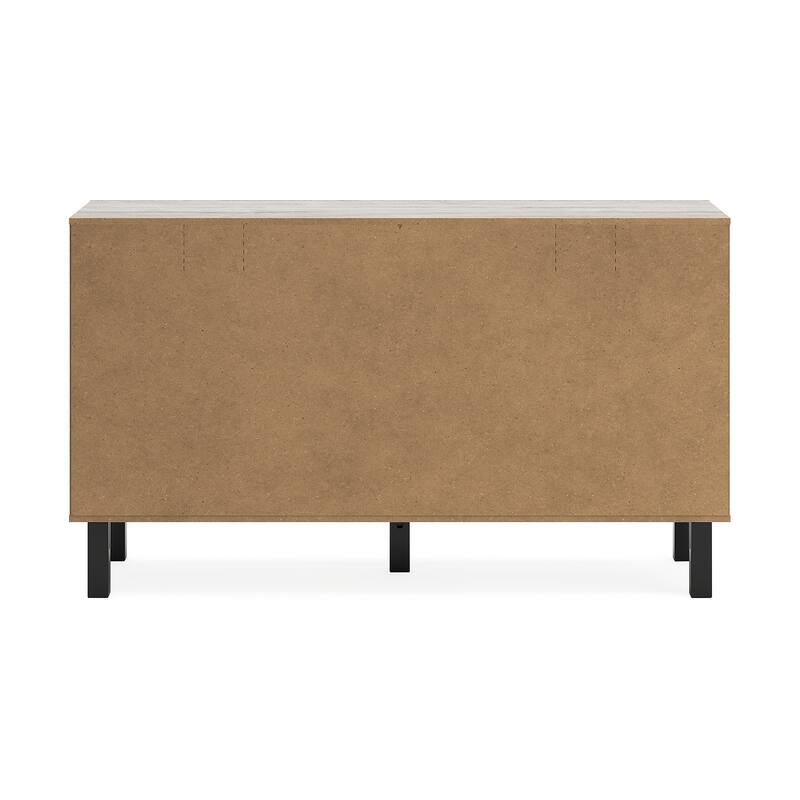 Signature Design by Ashley Vessalli Gray/Black Dresser and Mirror