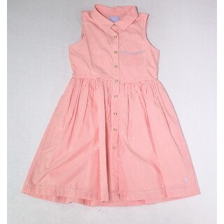 Shop Joules Girls 11 12 Striped Sleeveless Pocket Dress Free