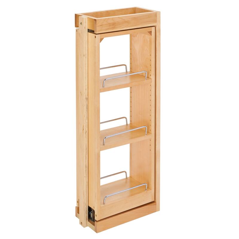 Rev-A-Shelf 3" Pullout Wall Filler w/ Soft-close, 30" Height, 432-WFBBSC30-3C - 6 x 30 inches