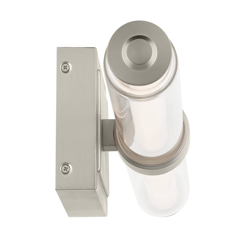 Kichler Lighting Laurene 31" Linear Bath Bar Large LED with Clear Glass in Brushed Nickel