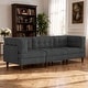 preview thumbnail 57 of 146, Madison Oversized Upholstered Corduroy Modular Sectional Sofa
