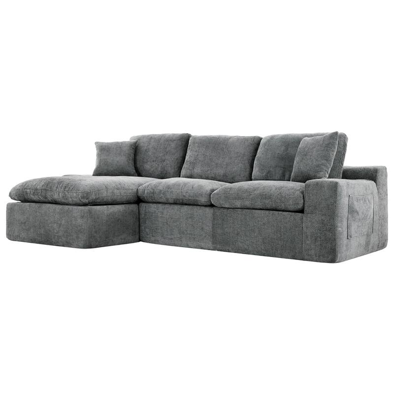 Cloud Sectional Sofa 107.9" Upholstered Sofa Couch
