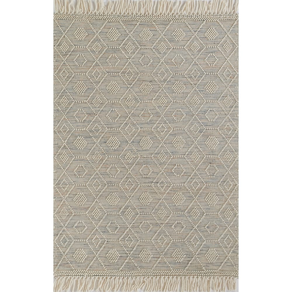 Momeni Boulder Hand Woven Wool and Cotton Geometric Area Rug