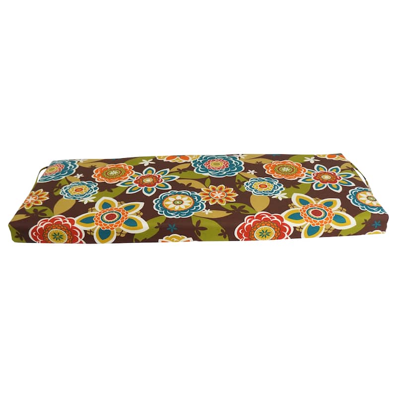 Blazing Needles 54-inch All-Weather Bench Cushion - 54 x 19