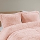 preview thumbnail 35 of 48, Leena Shaggy Faux Fur Comforter Set by Intelligent Design
