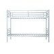 preview thumbnail 58 of 71, Twin over Twin Elegance Clean-Lined Bunk Bed, Heavy Duty Metal Structure Bunk Bed Frame Steel Slat Support(No Box Spring Needed)