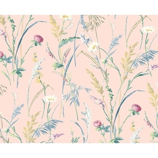 NextWall Meadow Flowers Peel and Stick Wallpaper - Bed Bath & Beyond ...