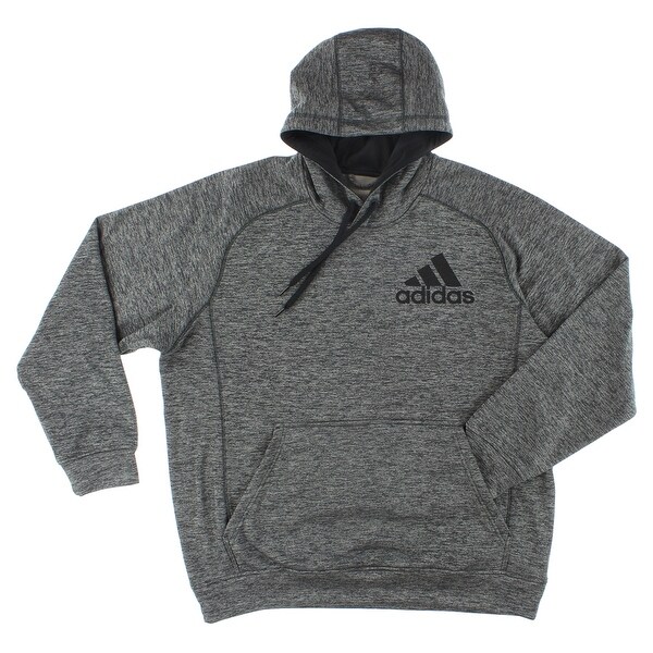 mens dark grey adidas hoodie