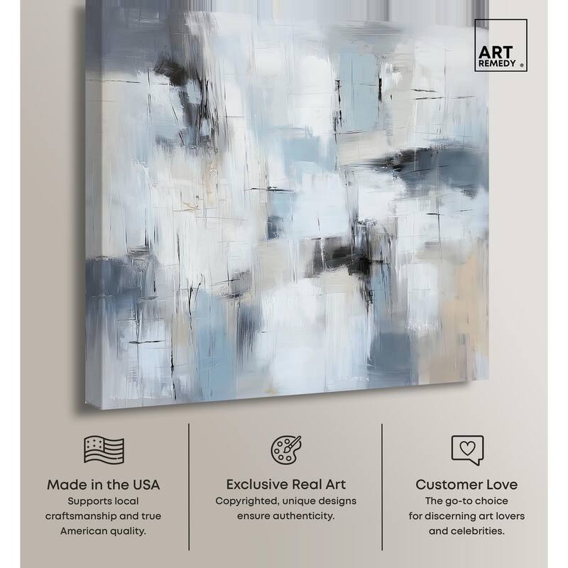 Blue Yonder Canvas by Art Remedy, Gallery Wrapped